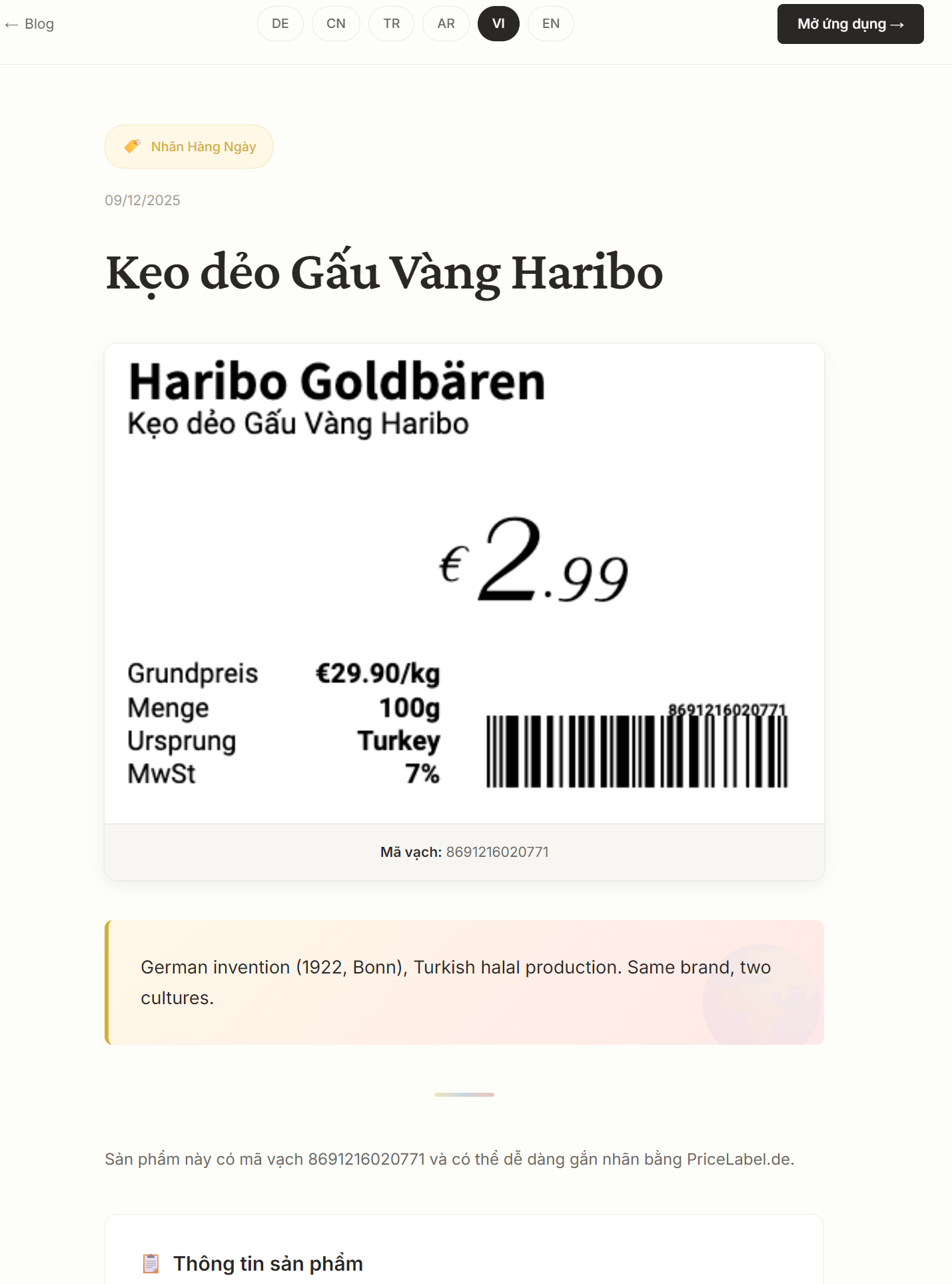 PriceLabel.de gallery image