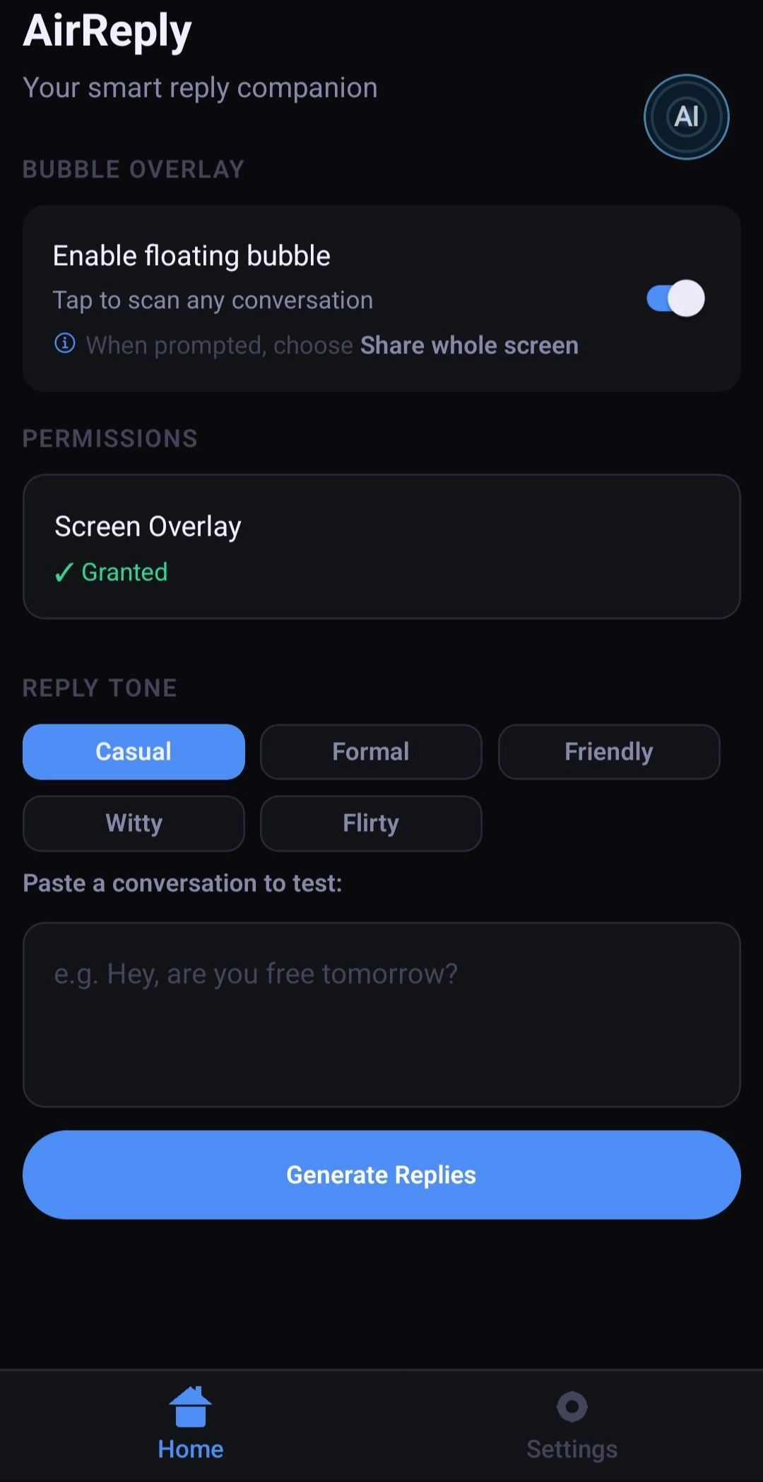 AirReply gallery image
