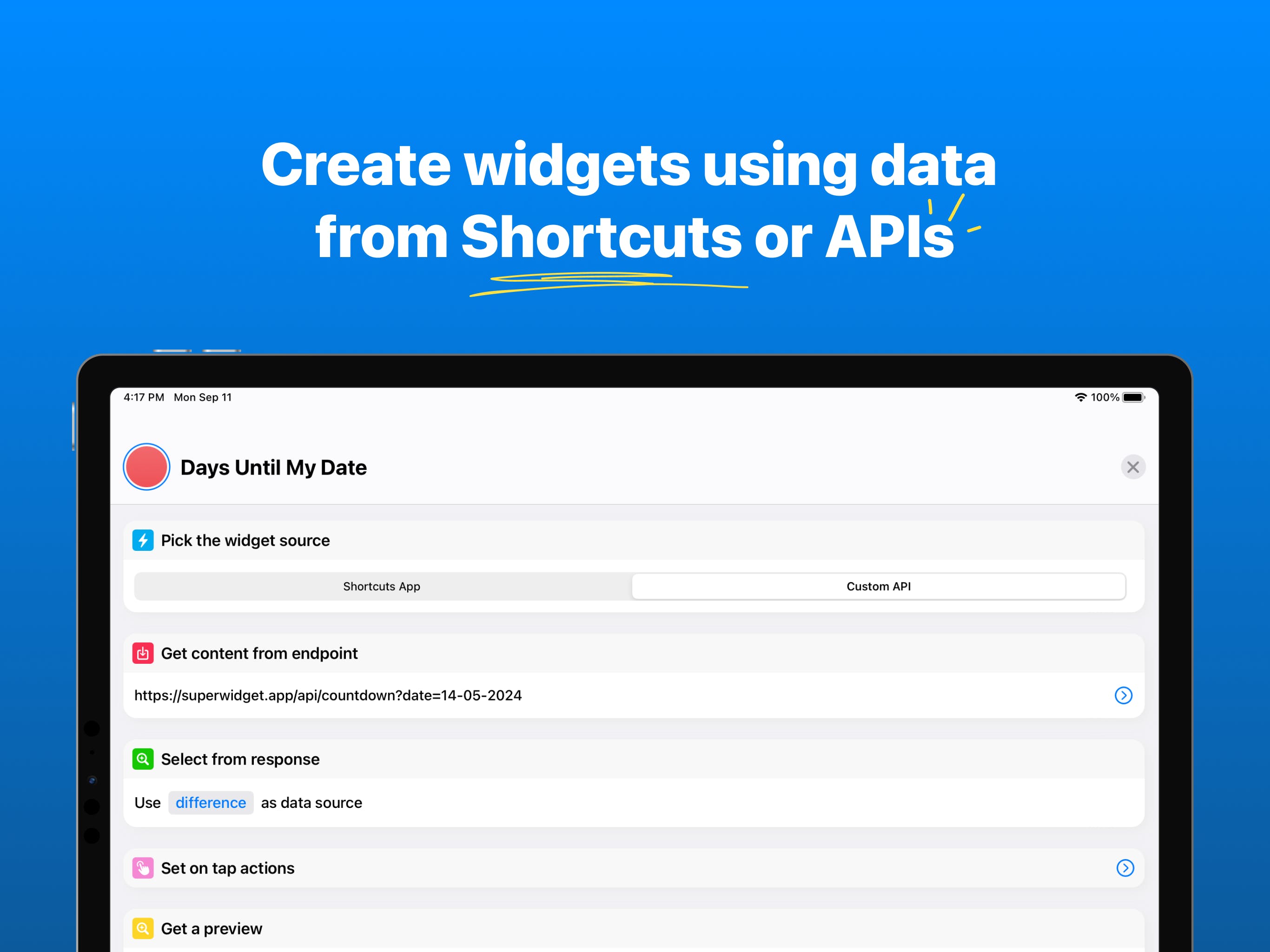 SuperWidget - Shortcuts & APIs media 3