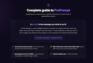 ProPrompt β Professional prompts. gallery image