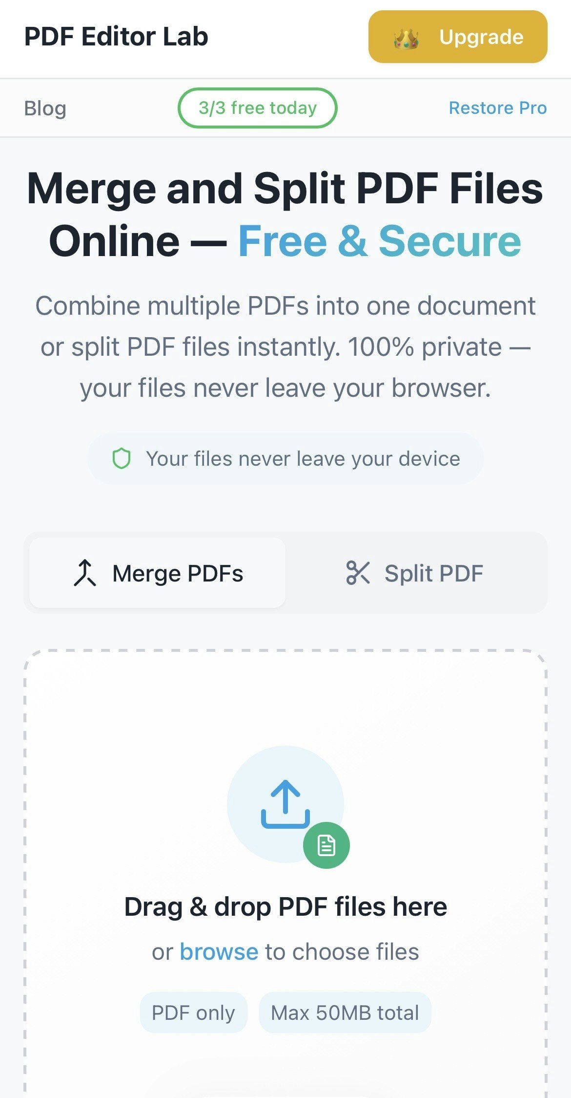PDF Editor Lab - Product Hunt launch logo and brand identity