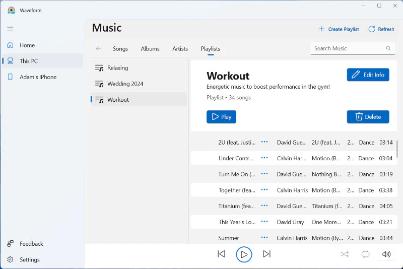 Waveform Music Player screenshot 6