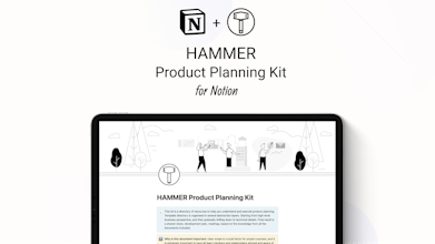 HAMMER Product Planning Kit for Notion gallery image