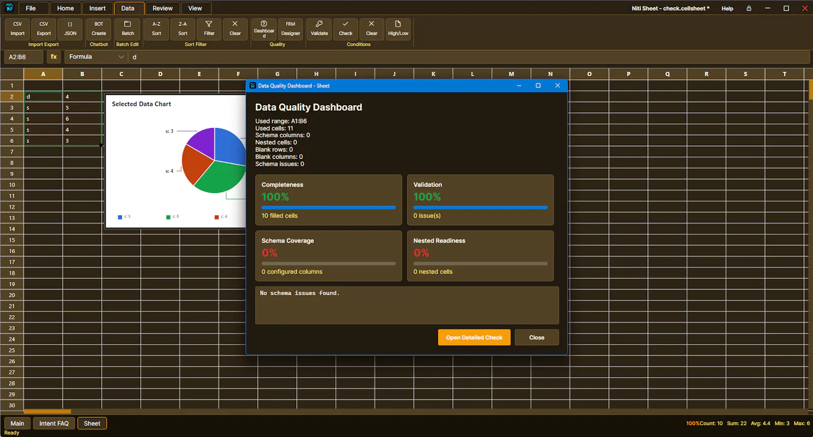 Niti sheet screenshot 8