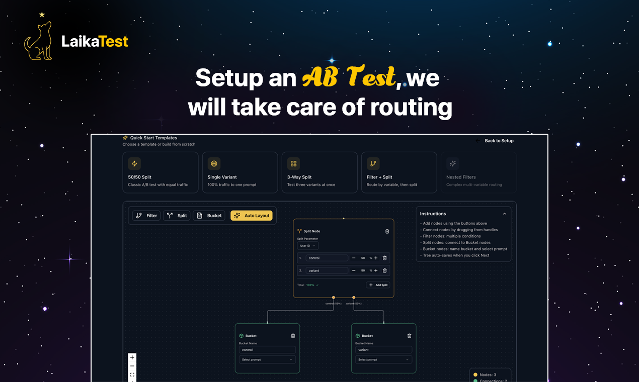 LaikaTest - Screenshot 2 showing product features and functionality