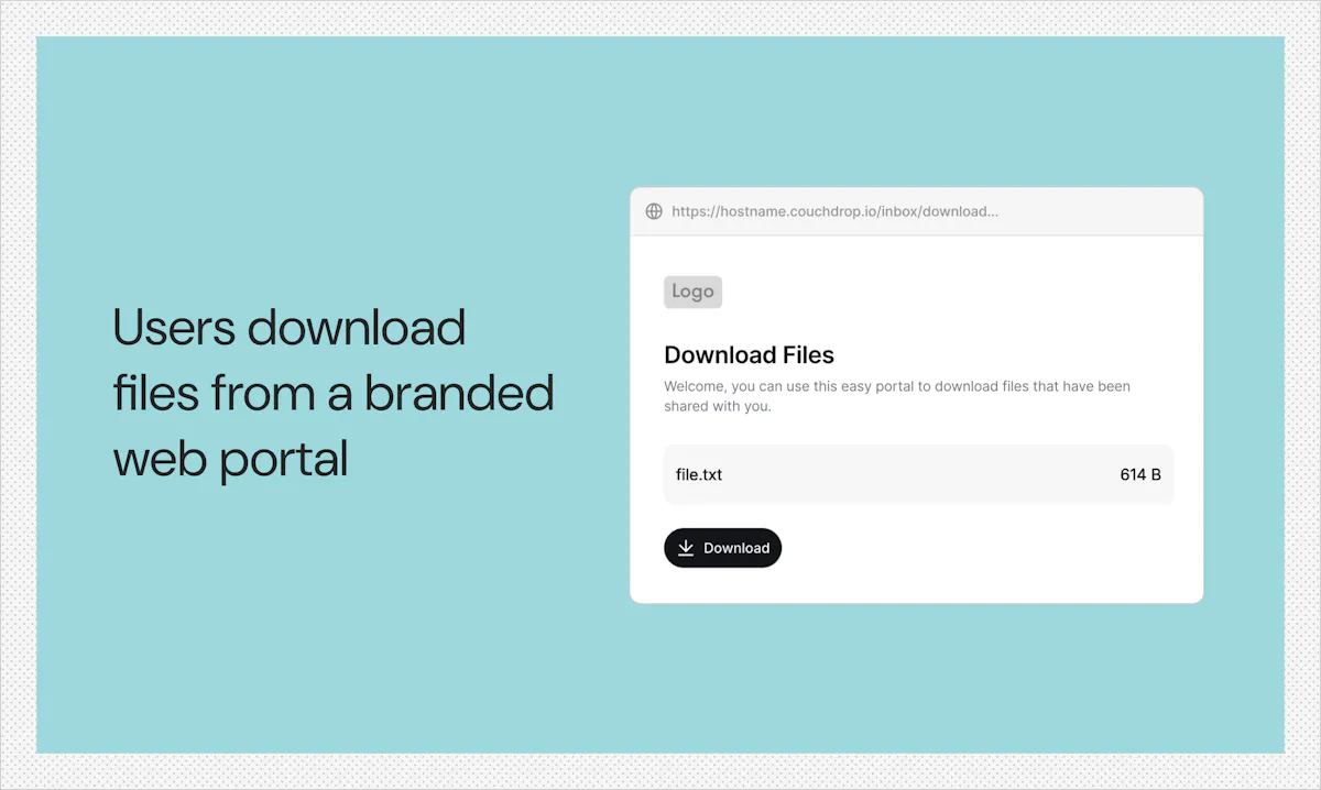 Send/Share Files by Couchdrop