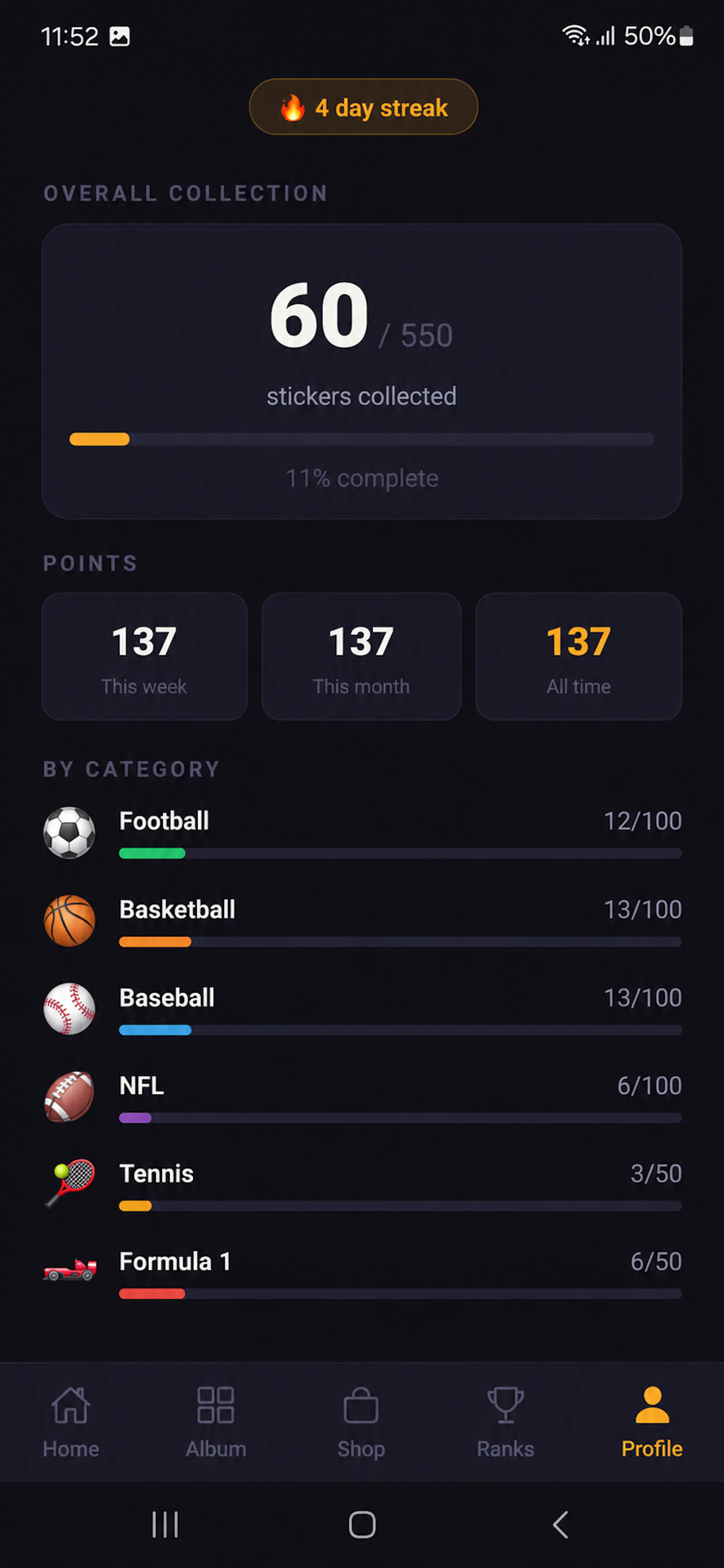 Legend Stickers screenshot 1