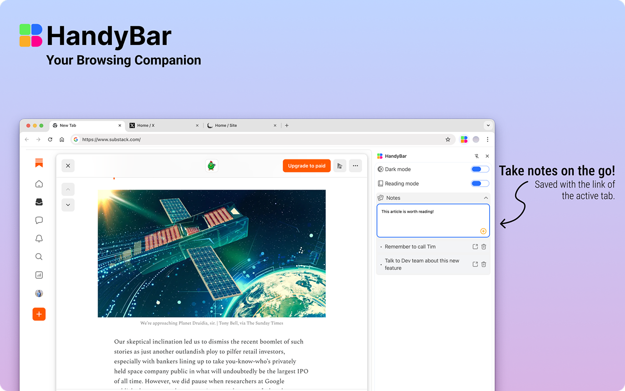 HandyBar gallery image