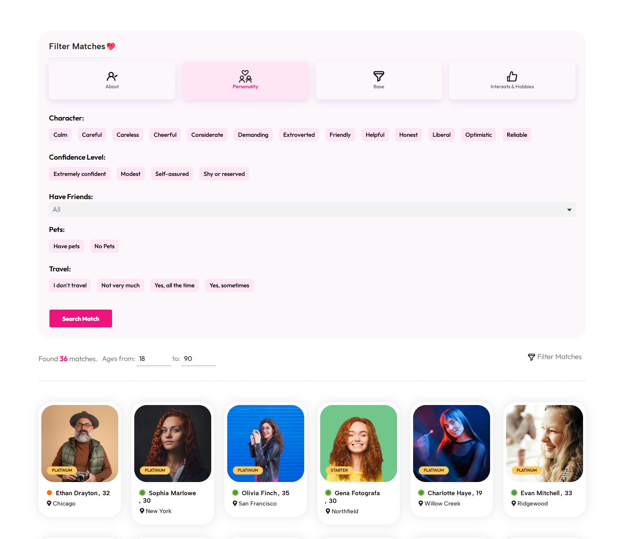 Qiupid 데이트 SaaS - WordPress의 첫 데이트 SaaS 미디어 33