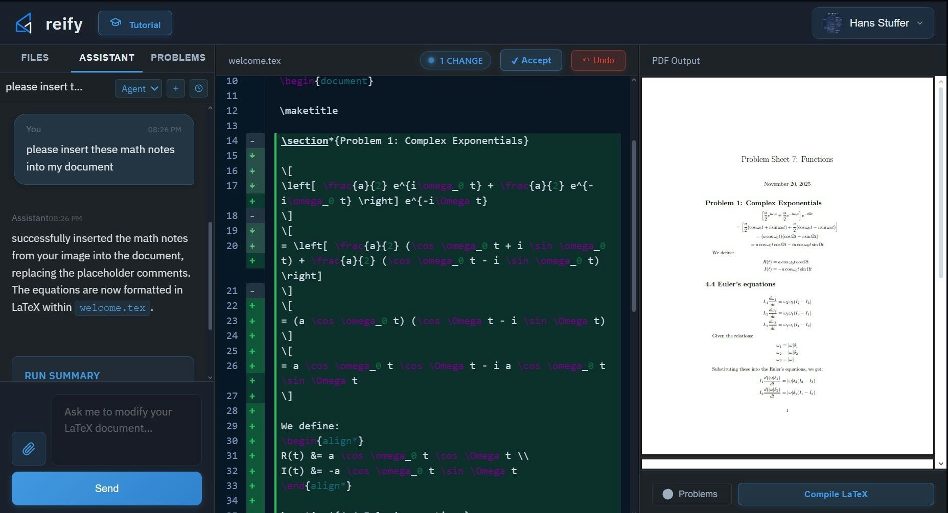 reify - Screenshot 4 showing product features and functionality