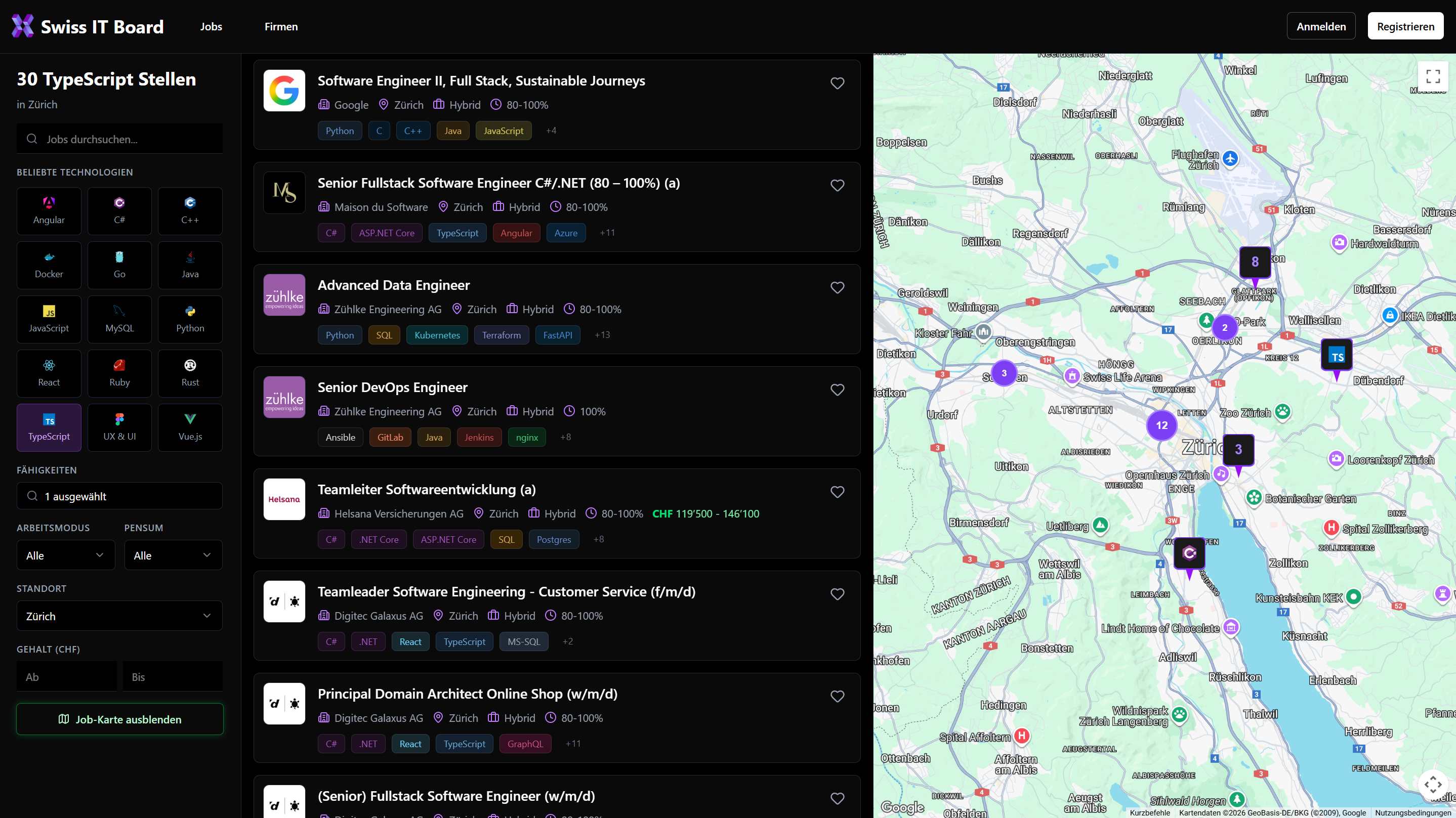 IT Board - Swiss IT Jobs  - Screenshot 5 showing product features and functionality