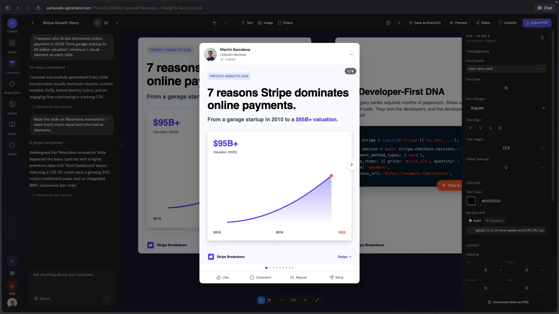 Carousels Generator screenshot 3
