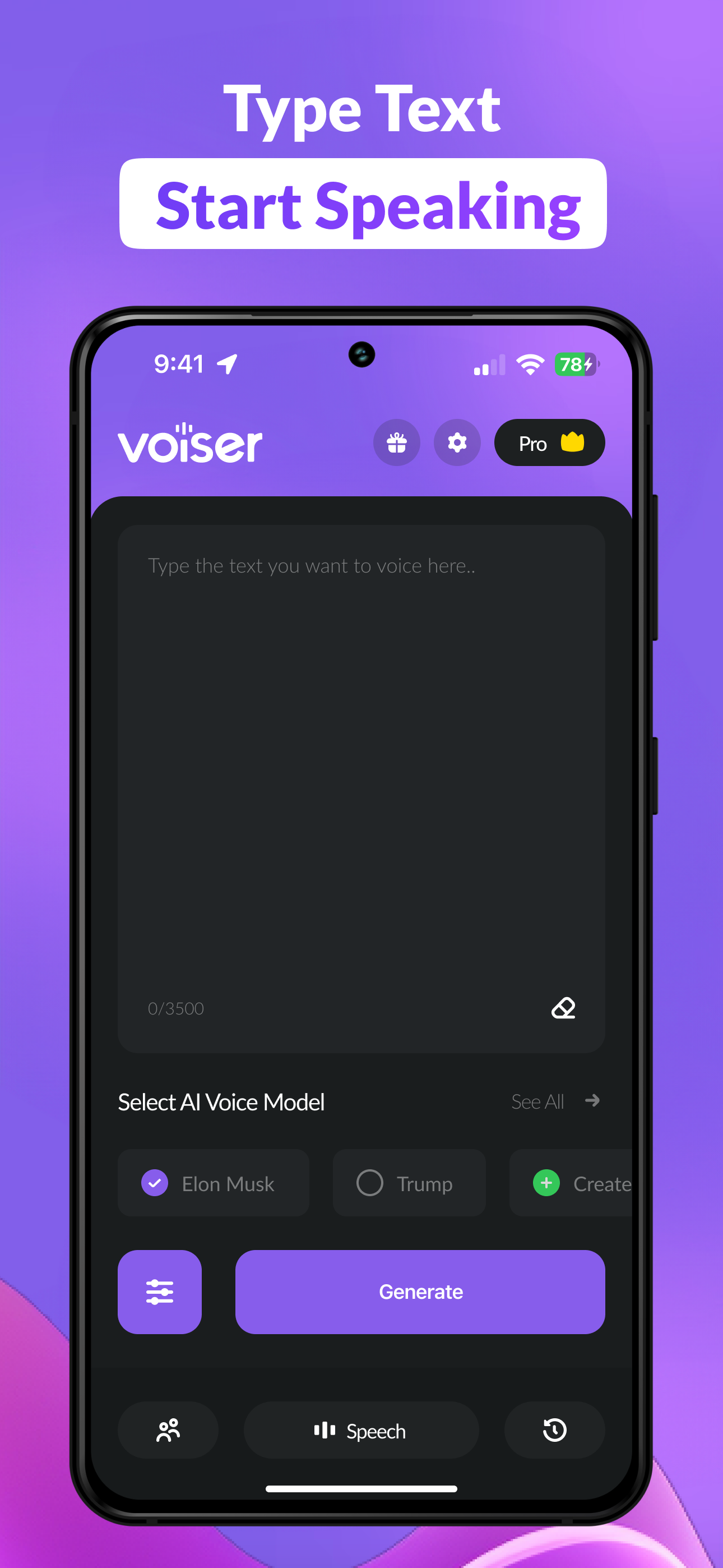 Voiser AI - Voice Cloning - Screenshot 4 preview