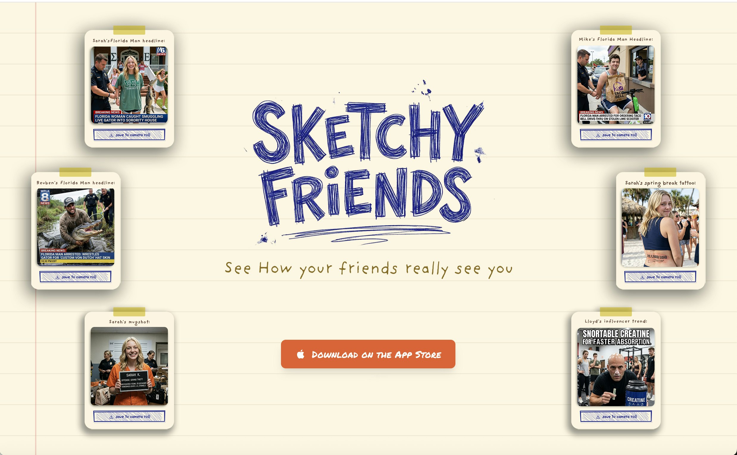 AI Meme Party Game - Sketchy Friends  gallery image