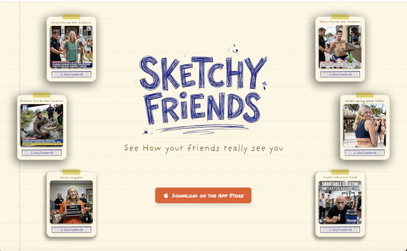AI Meme Party Game - Sketchy Friends  screenshot 2