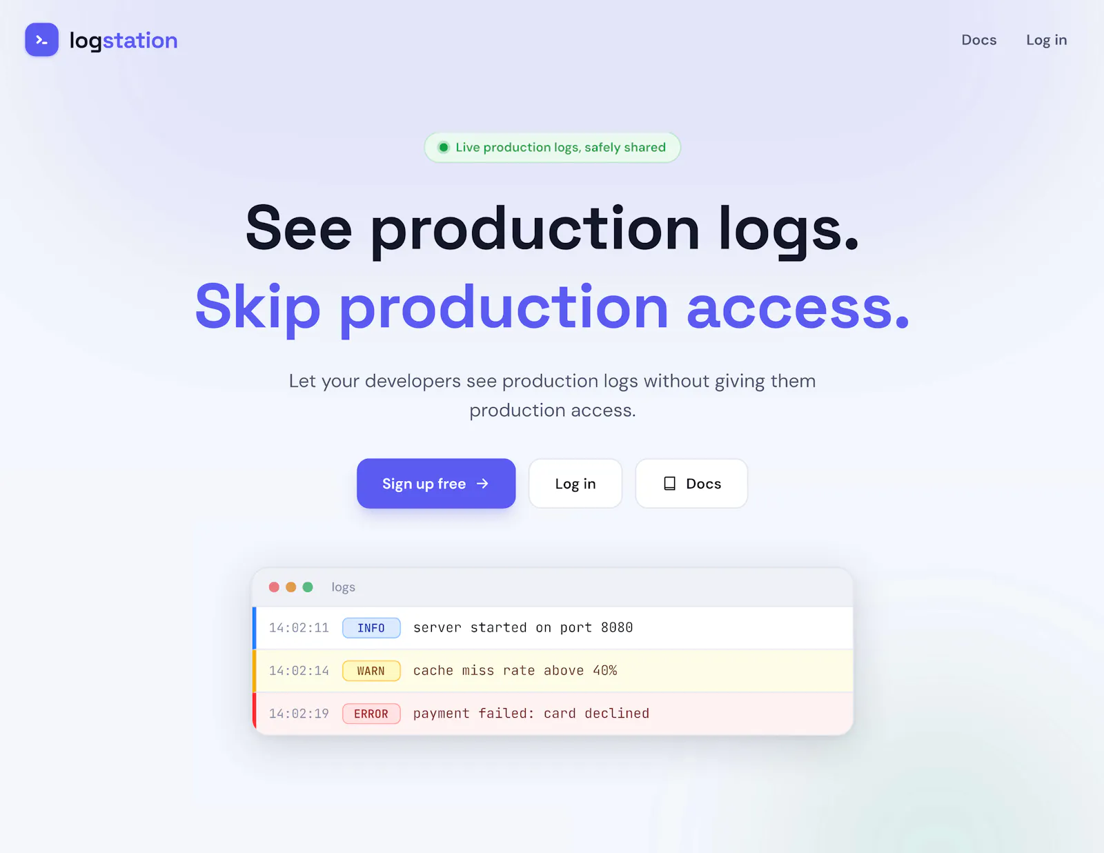 logstation screenshot 1