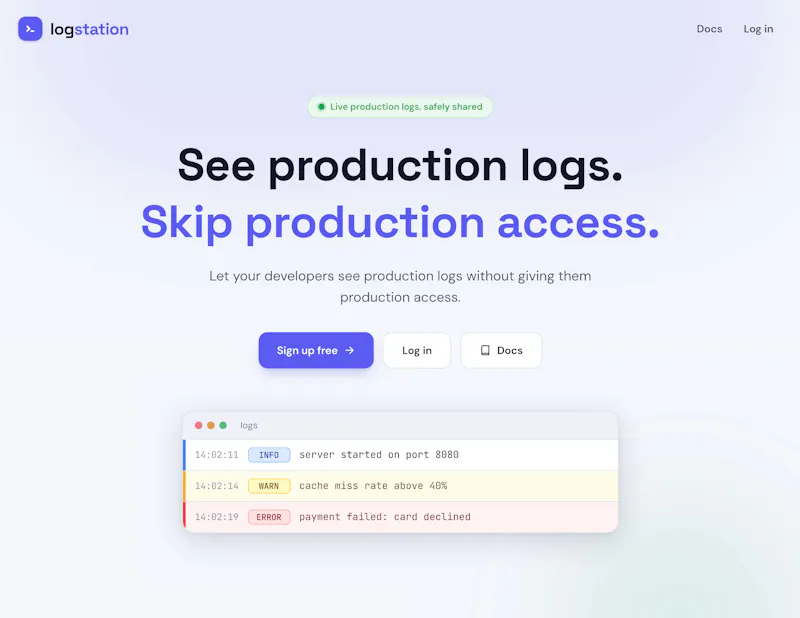 logstation screenshot 1