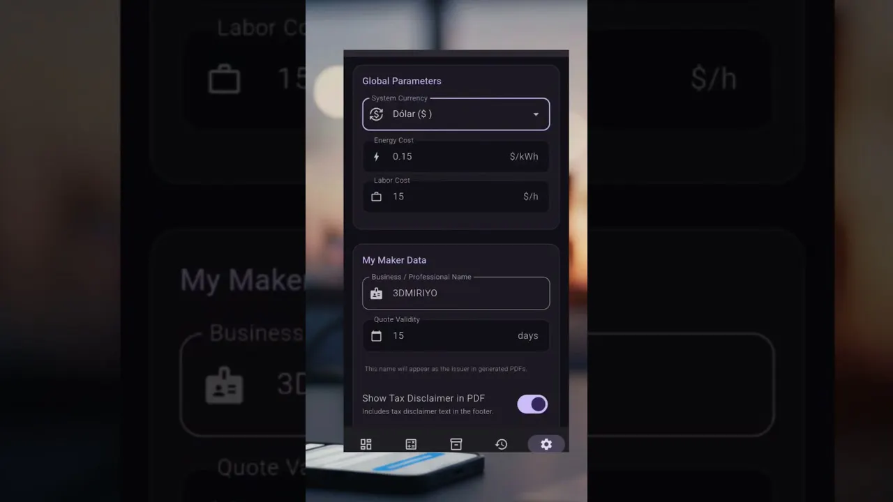 PrintMargin: 3D Calculator gallery image