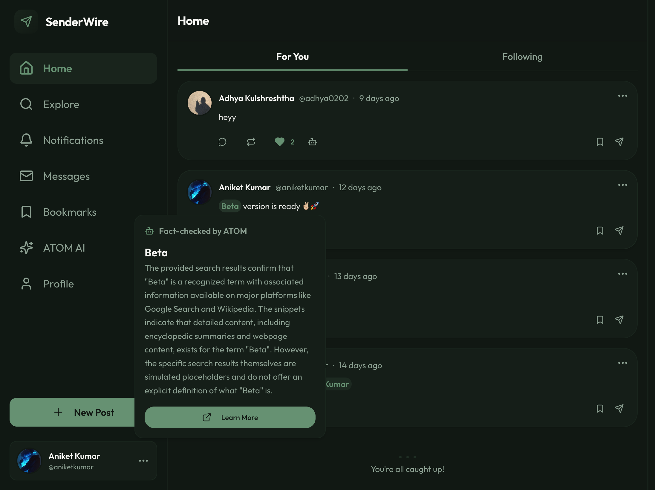 SenderWire - Screenshot 3 showing product features and functionality