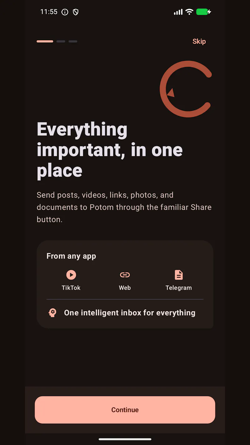 Potom screenshot 2