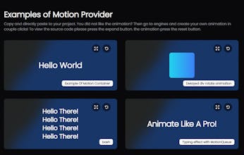 Motion Provider gallery image
