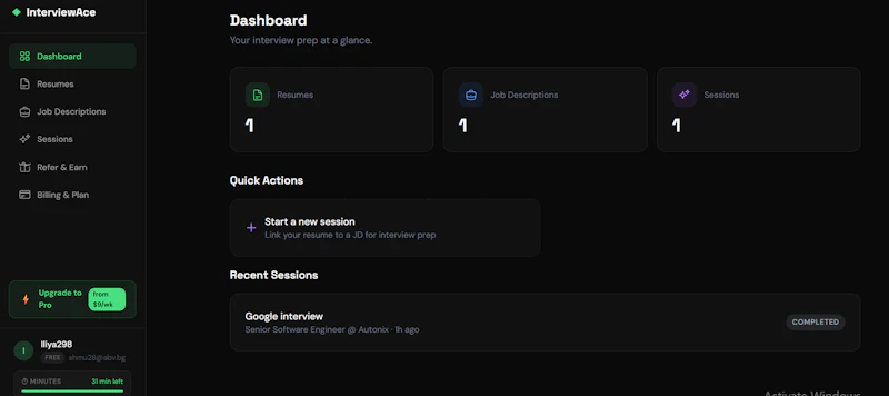 InterviewAce screenshot 1