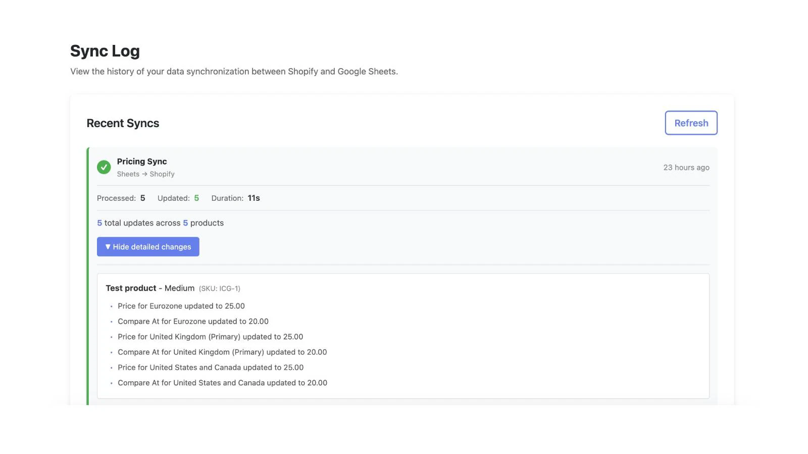 SheetSync screenshot 4