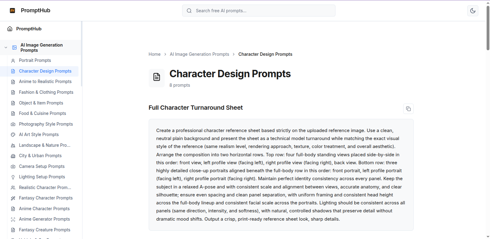 PromptHub - Screenshot 2 showing product features and functionality
