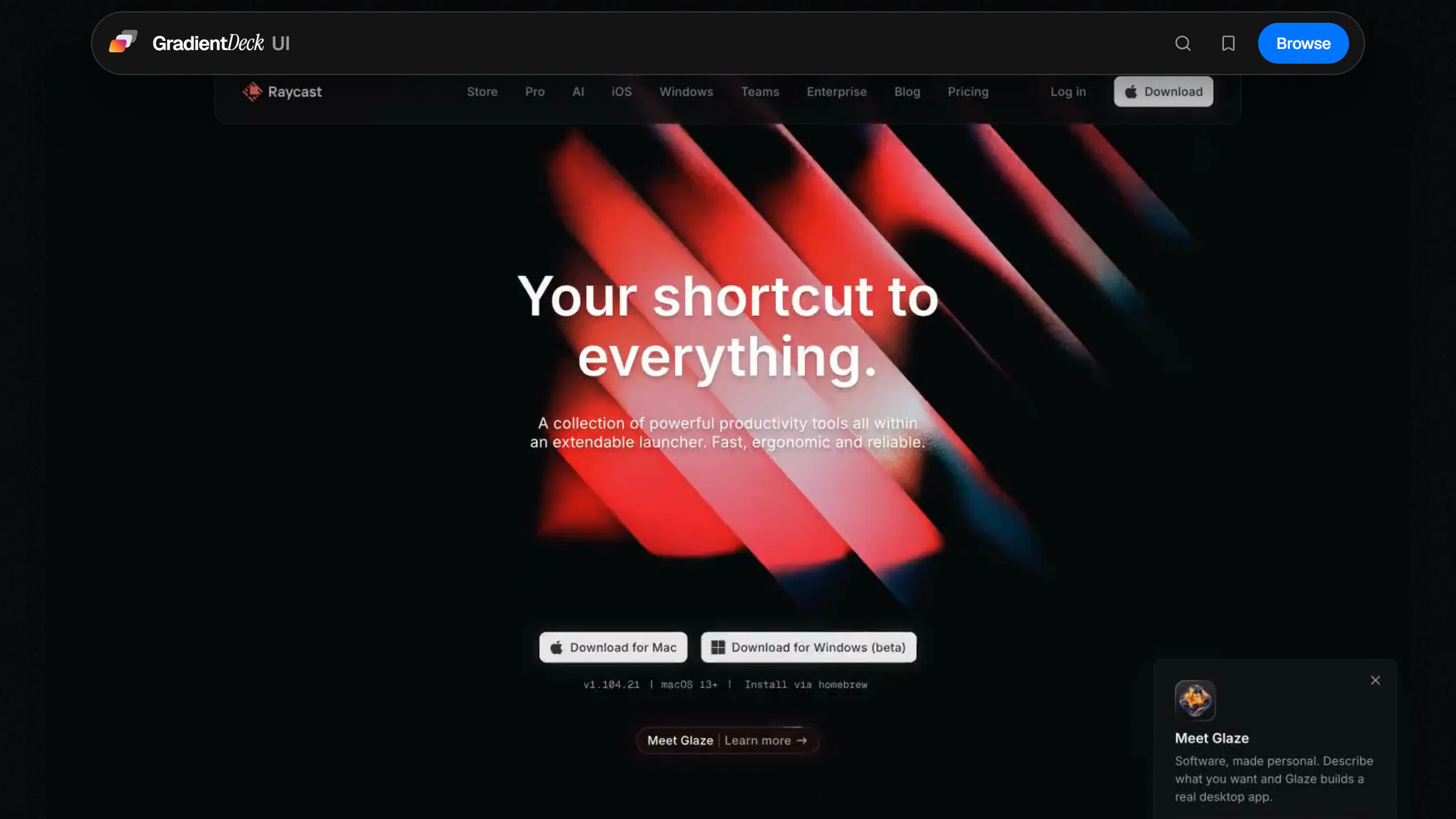 GradientDeck UI gallery image