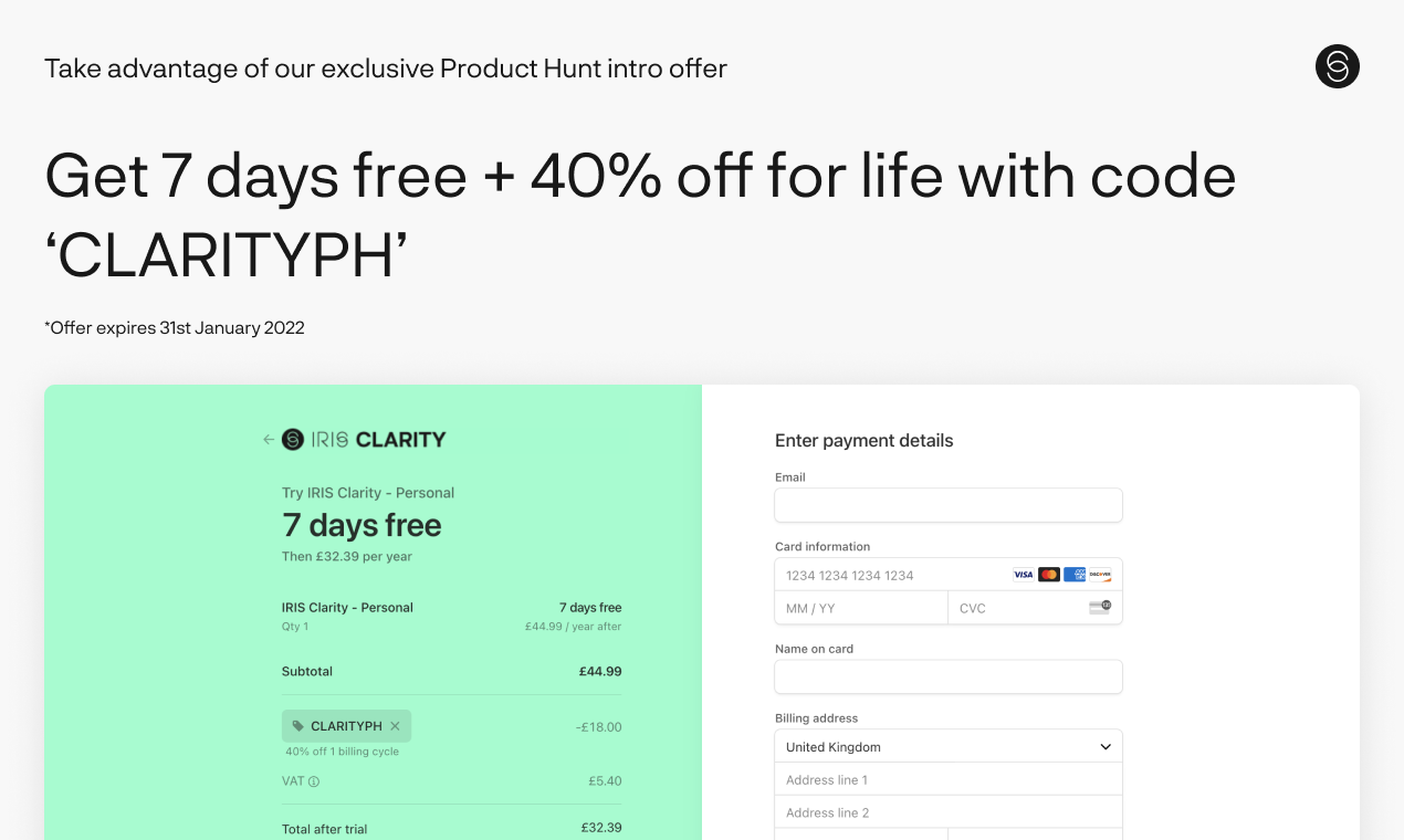 IRIS Clarity gallery image