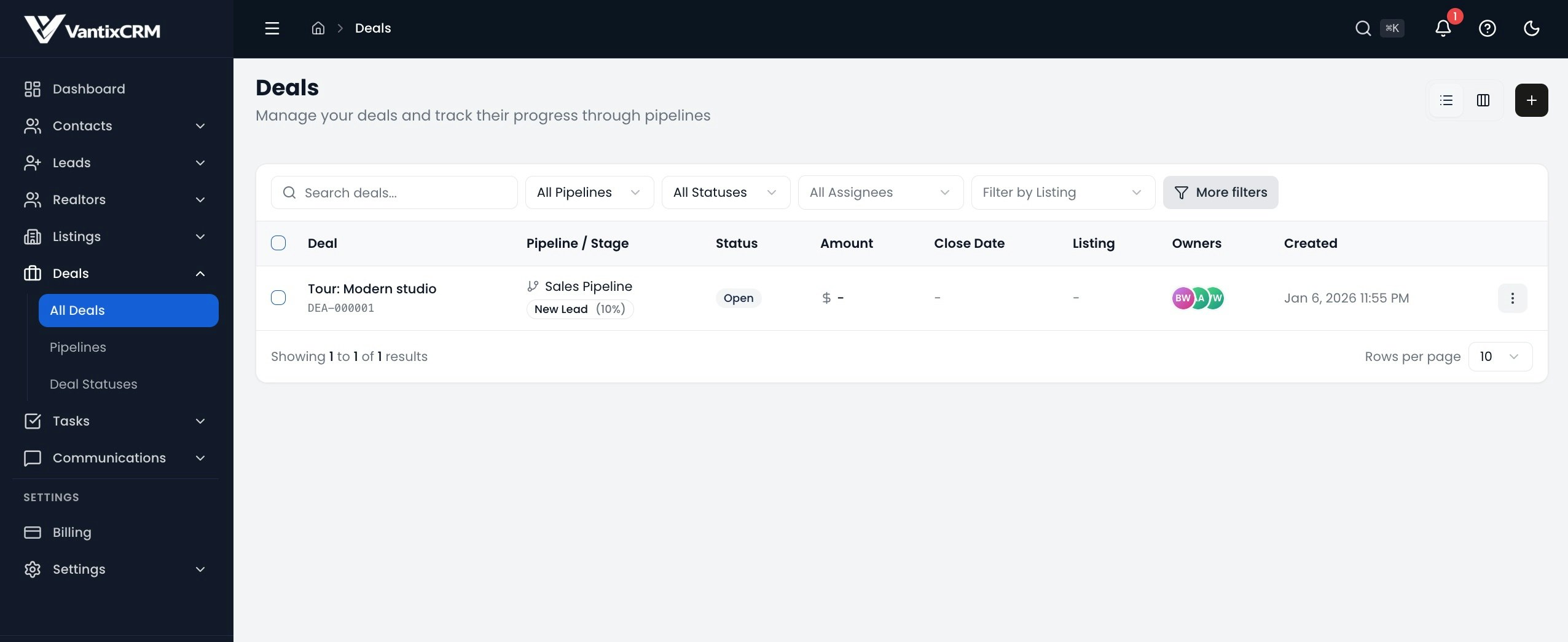 Vantix CRM gallery image