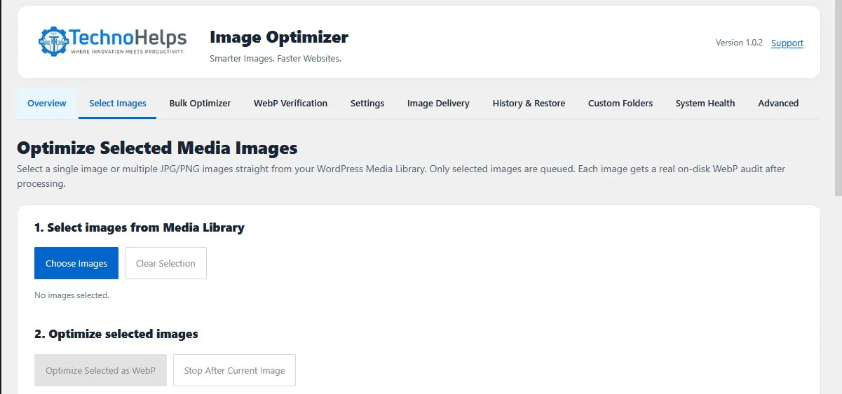 TechnoHelps Image Optimizer gallery image