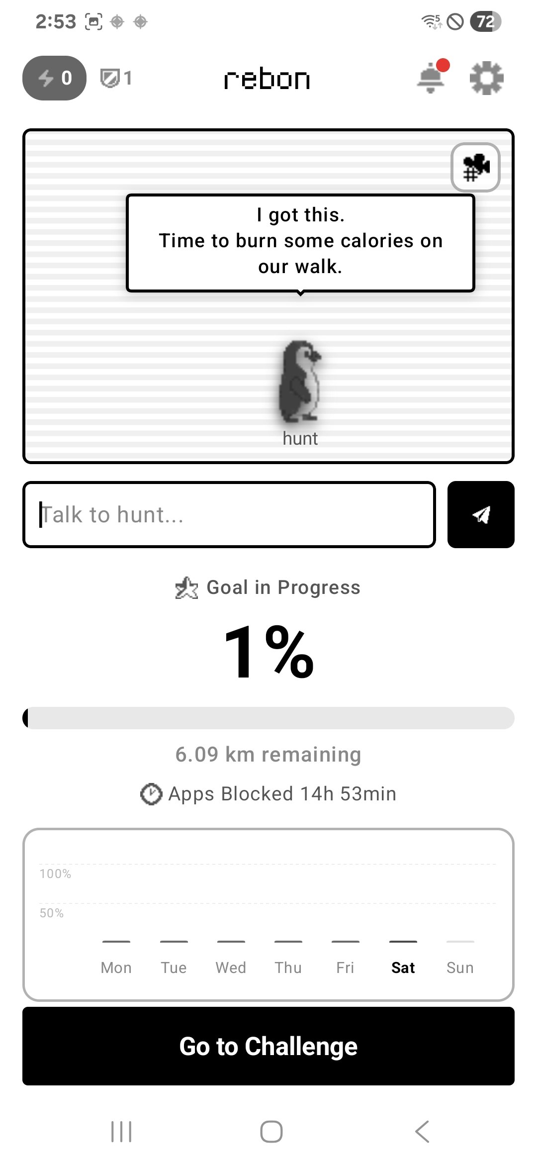 rebon — Walk to Unlock Your Phone - Screenshot 2 showing product features and functionality