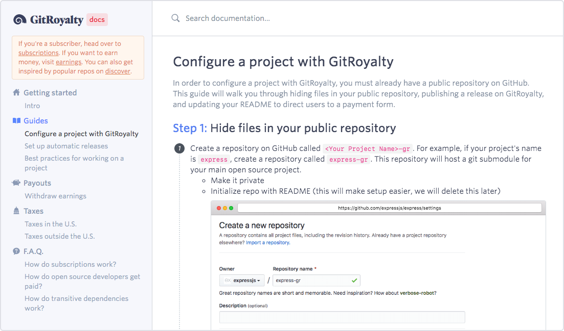 GitRoyalty gallery image