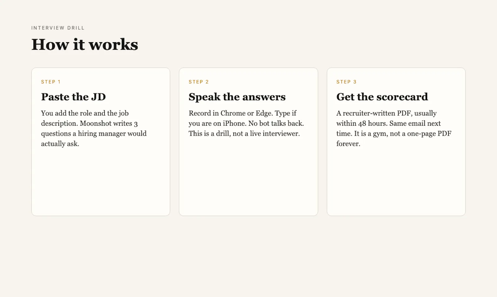 Interview Drill screenshot 2