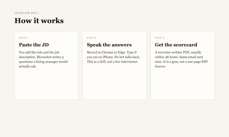 Interview Drill screenshot 2