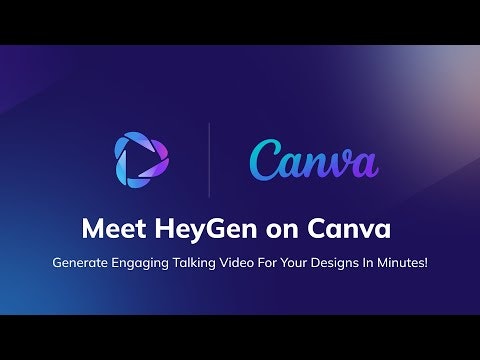 startuptile HeyGen x Canva-Generate talking avatars for you Canva designs easily