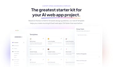 Horizon AI Template gallery image