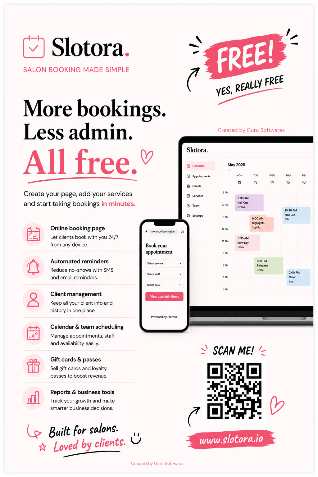 Slotora - All-in-one booking software gallery image