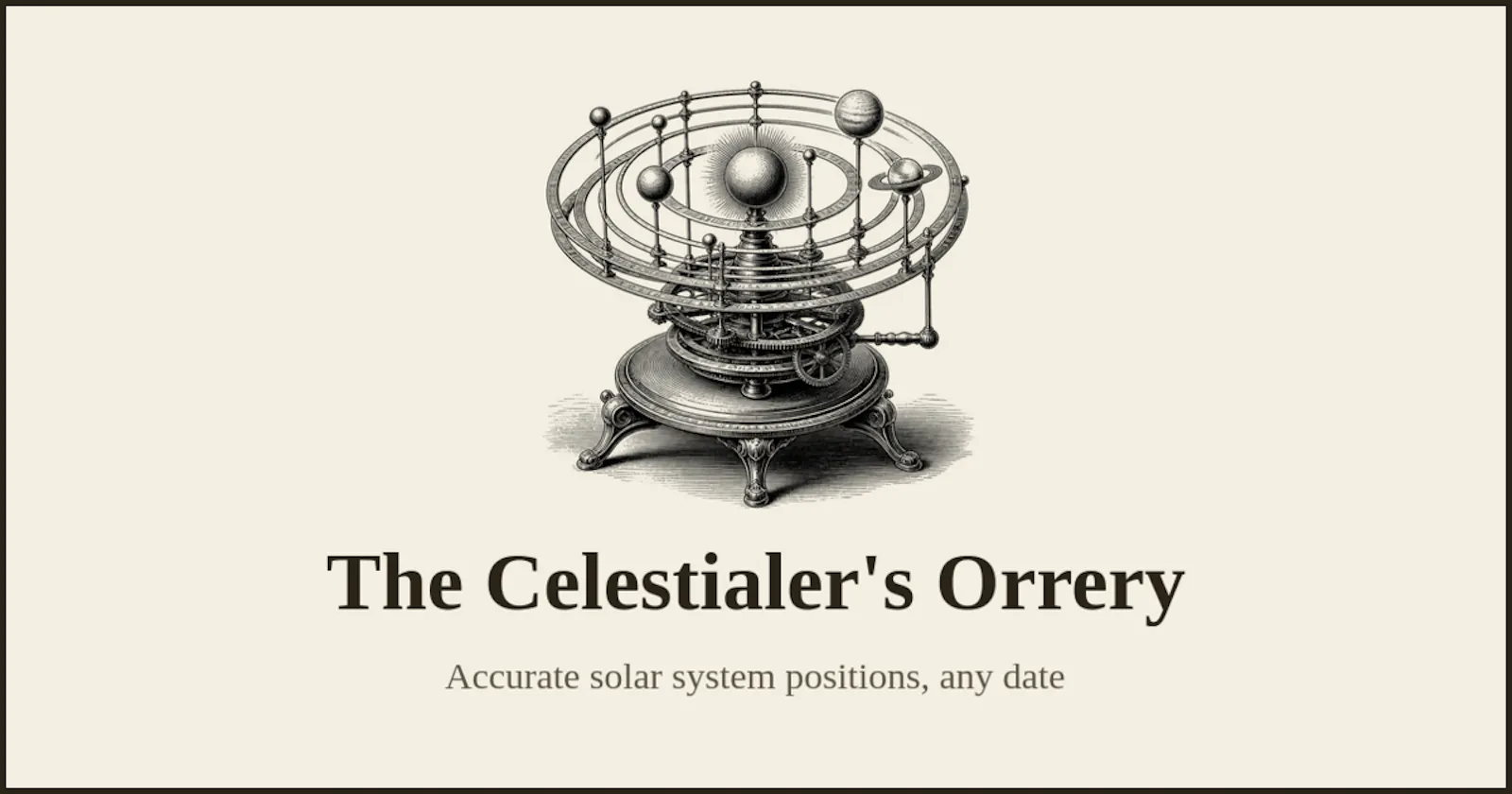 The Celestialer's Orrery screenshot 1