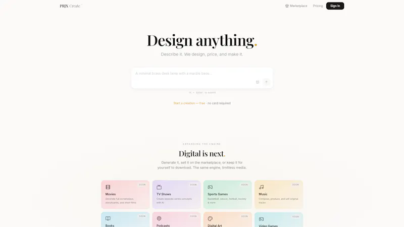 PRJX Create screenshot 2
