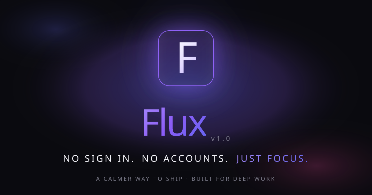 Flux Focus gallery image