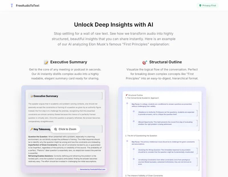 FreeAudioToText screenshot 3