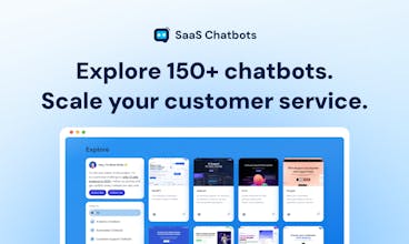 الصفحة الرئيسية لـ SaaS Chatbots: اكتشف الحل النهائي لدعم العملاء بتقنية الذكاء الاصطناعي.
