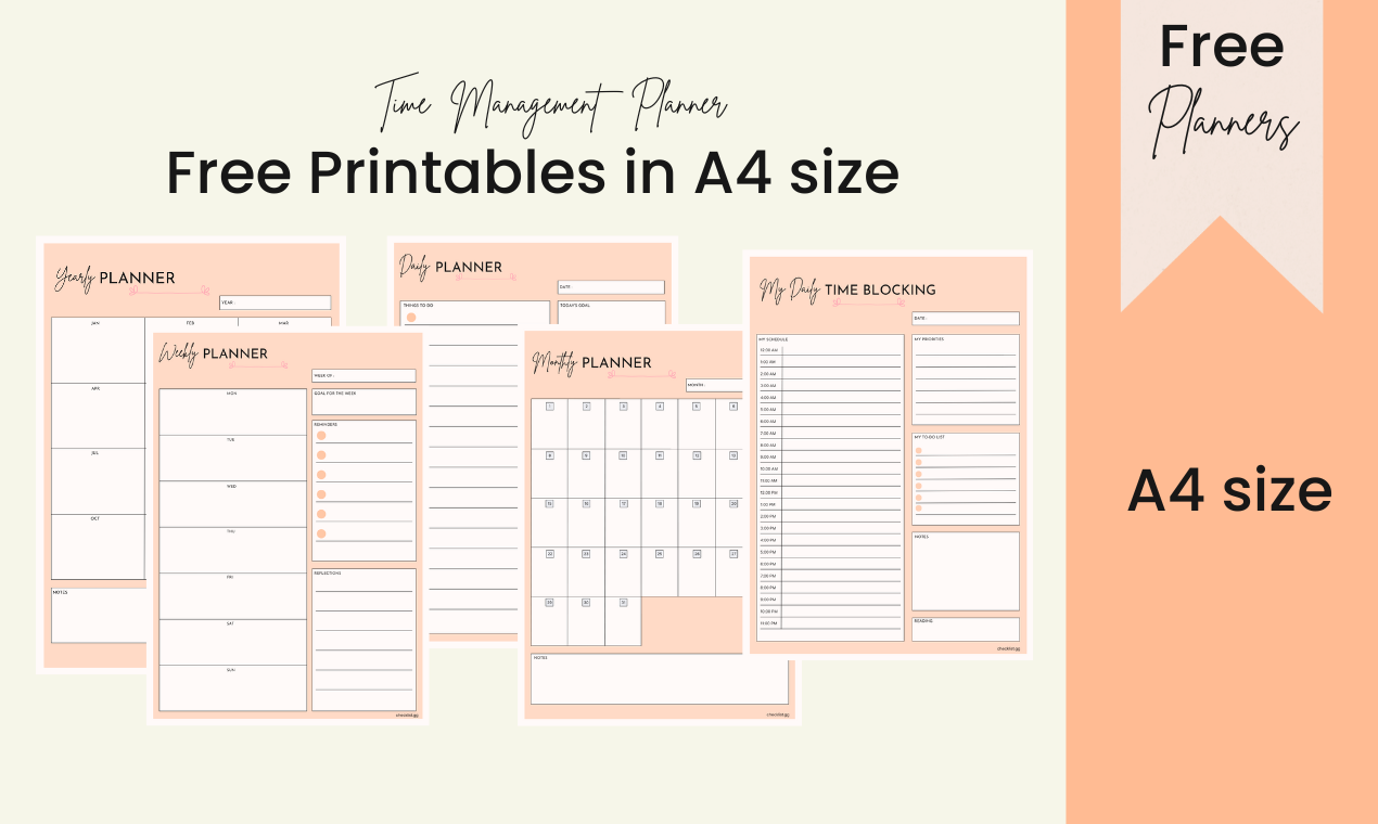 startuptile Free Printable Planners by Checklist.gg-Start planning today for free