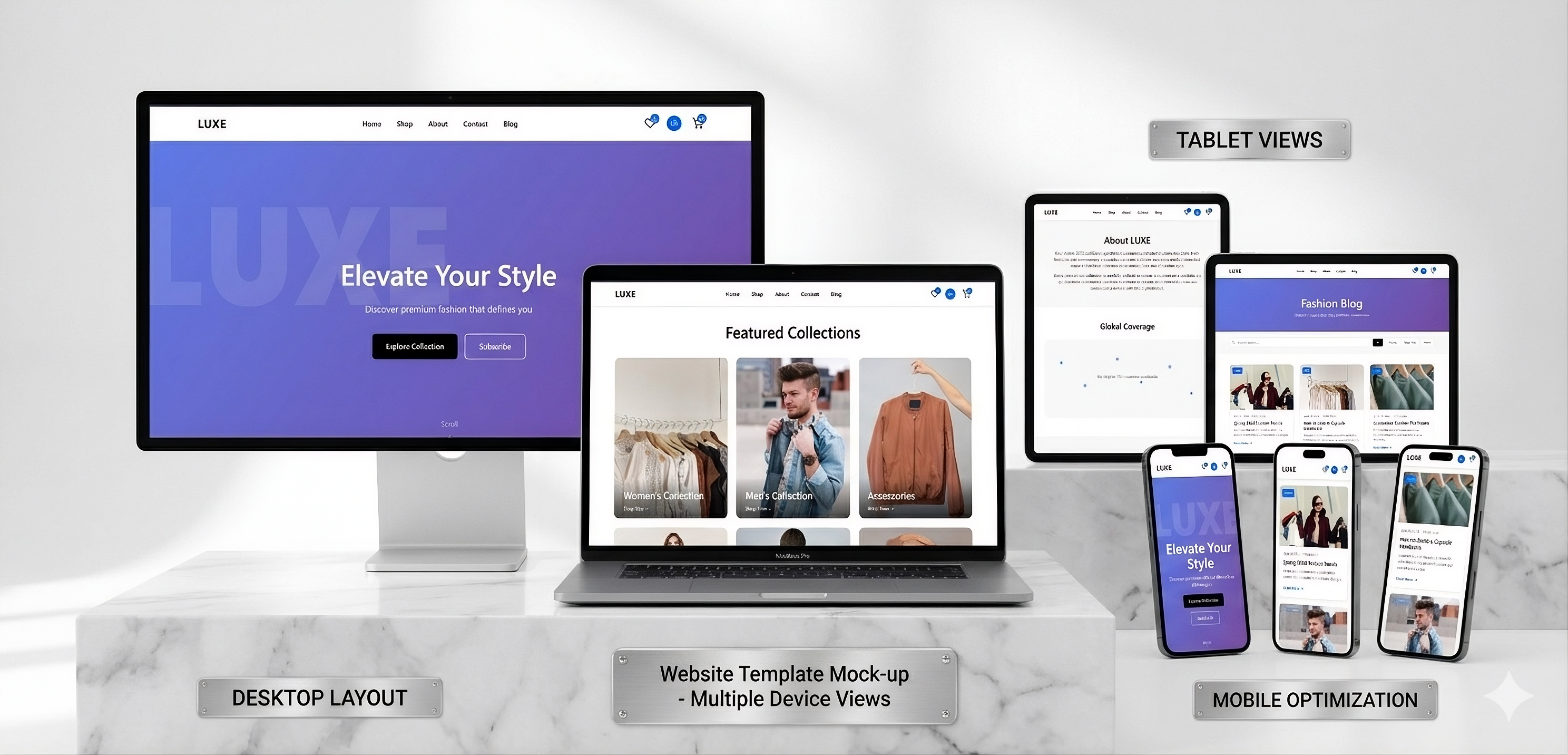 LUXE  | Full-Stack PHP Shopping System
