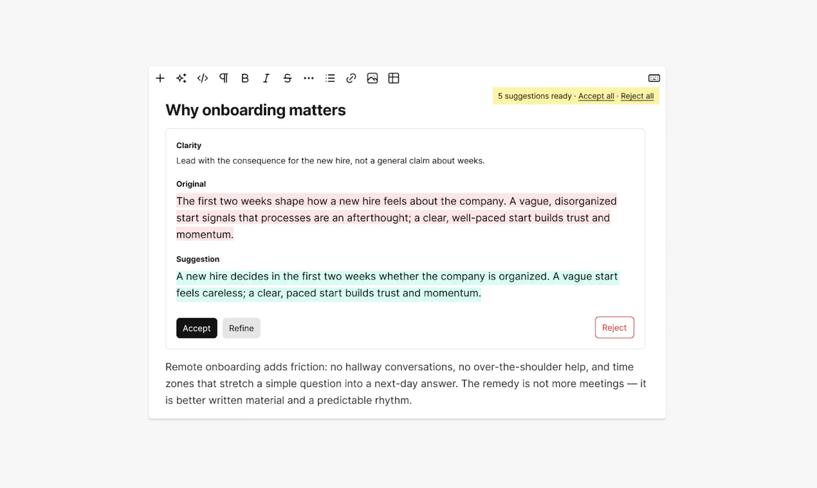 AI Content Editing Toolkit screenshot 1