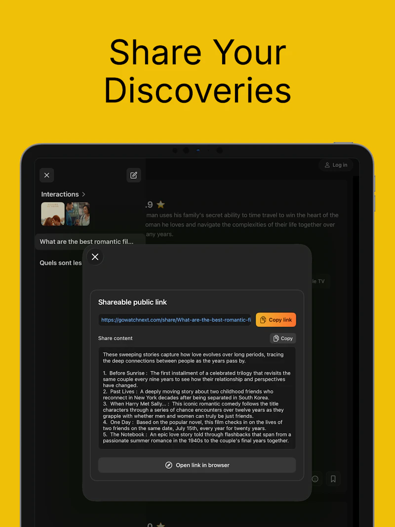 GoWatchNext: Discover Movie & TV with AI screenshot 4