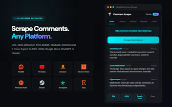Reddit Comment Scraper gallery image