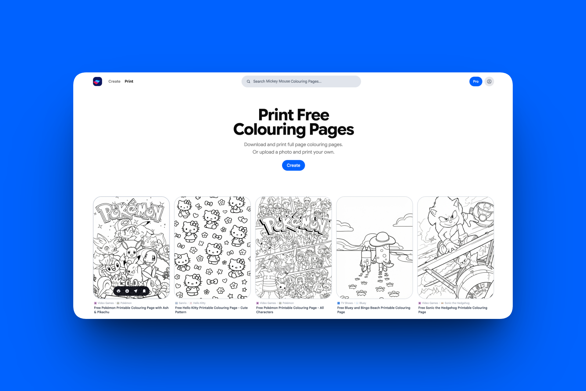 Colouring Page gallery image